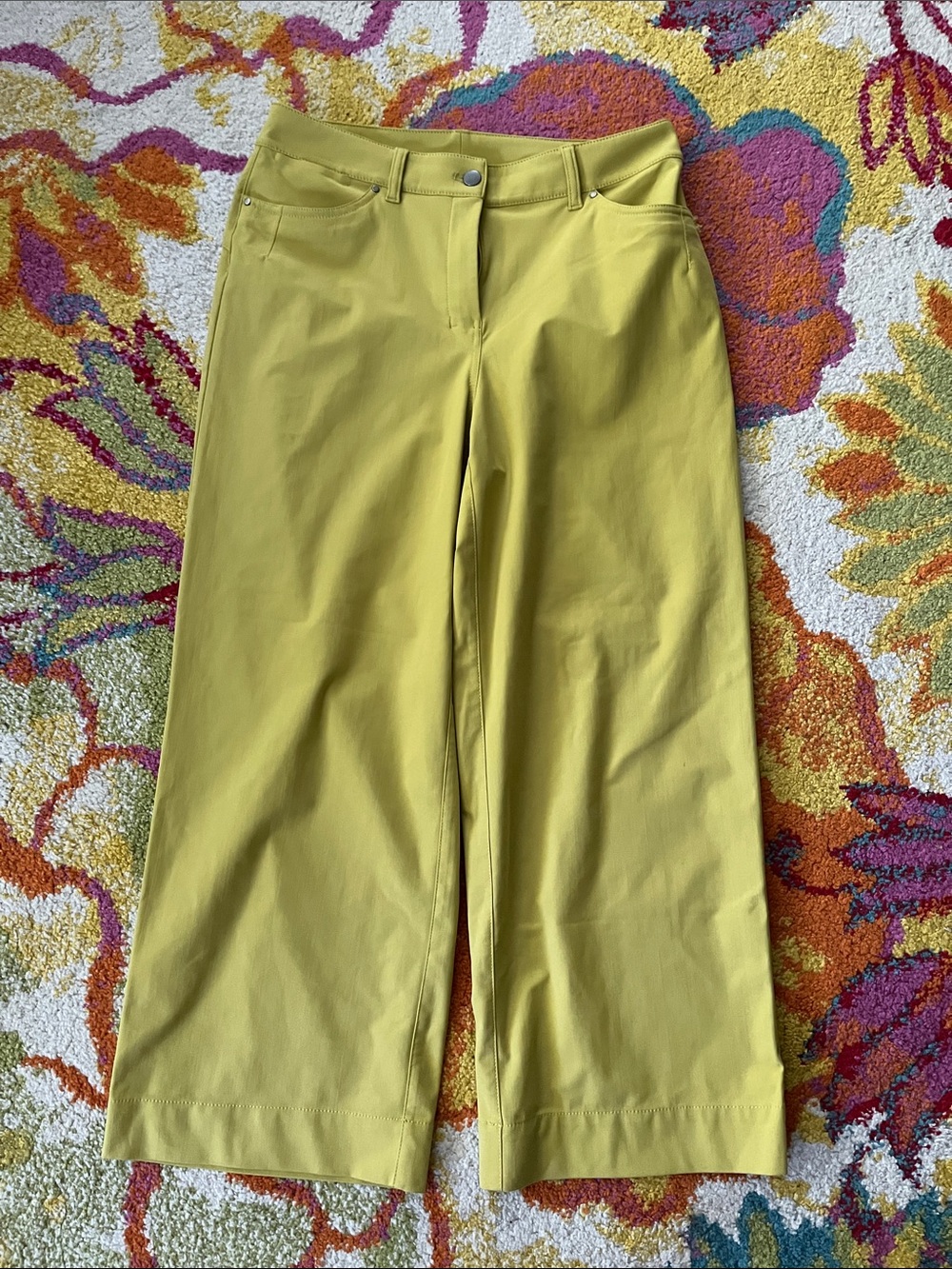 Lululemon City Sleek 5 Pocket Wide-Leg High-Rise 7/8 Length Pant WOMENS 29 - Picture 2 of 5